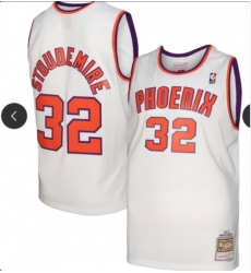 Phoenix Suns Amar e Stoudemire #32 White Mitchell Ness Stitched NBA Jersey Phoenix Suns Amar e Stoudemire #32 White Mitchell Ness Stitched NBA Jersey