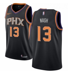 Youth Nike Phoenix Suns 13 Steve Nash Authentic Black Alternate NBA Jersey Statement Edition