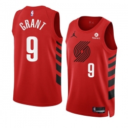 Men Portland Trail Blazers 9 Jerami Grant 2022 23 Red Statement Edition Swingman Stitched Basketball Jersey