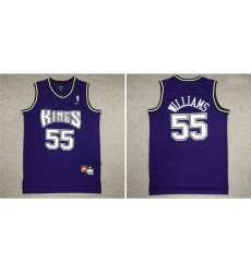 Kings 55 Jason Williams Purple Nike Swingman Jersey