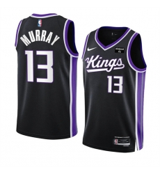 Men Sacramento Kings 13 Keegan Murray Black 2023 24 Icon Edition Swingman Stitched Basketball Jersey