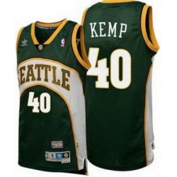 Seattle SuperSonics Shawn Kemp 40# Throwback Swingman Jersey