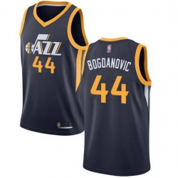 Jazz  44 Bojan Bogdanovic Navy Basketball Swingman Icon Edition Jersey