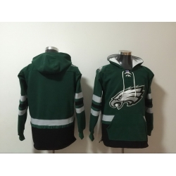 Men Nike Philadelphia Eagles Blank NFL Winter Thick Hoodie