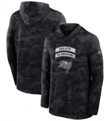 Men Tampa Bay Buccaneers Black 2026 Salute to Service Sideline Lightweight Hoodie Dri FIT Long Sleeve Top Men Tampa Bay Buccaneers Black 2026 Salute to Service Sideline Lightweight Hoodie Dri FIT Long Sleeve Top