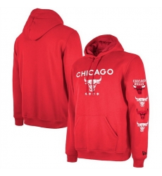 Men Chicago Bulls Red 2023 24 City Edition Pullover Hoodie