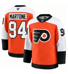 Men Philadelphia Flyers #94 Porter Martone Orange #94 Stitched NHL Hockey Jersey