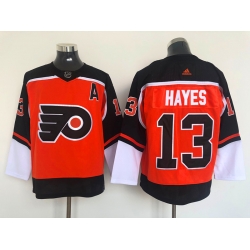 Men Philadelphia Flyers Kevin Hayes 13 2020 21 Reverse Retro Alternate NHL Jersey