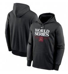 Men Arizona Diamondbacks Black 2023 World Series Collection Dugout Pullover Hoodie