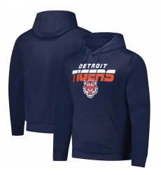 Men Detroit Tigers Navy Dunbrooke Champion Pullover Hoodie