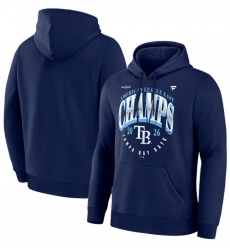 Men Tampa Bay Rays Navy 2026 AL East Division Champions Distressed Hoodie