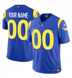 Men Los Angeles Rams Active Player Custom Royal 2026 F U S E  Vapor Limited Stitched Football Jersey