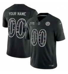 Men Pittsburgh Steelers Active Player Custom Black F U S E 2026 Salute to Service Limited Stitched Football Jersey Men Pittsburgh Steelers Active Player Custom Black F U S E 2026 Salute to Service Limited Stitched Football Jersey