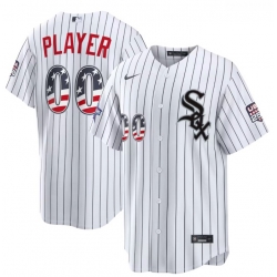 2026 All Star Edition Stars Stripes Chicago White Sox Nike White Stadium Custom Jersey