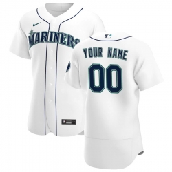 Seattle Mariners Custom Men Women youth Nike White Home 2020 Authentic Player MLB Jersey 