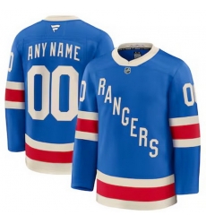 Men Women Youth New York Rangers Fanatics Centennial Premium Custom Jersey Blue