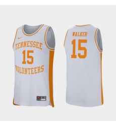 Men Tennessee Volunteers Derrick Walker White Retro Performance College Basketball Jersey