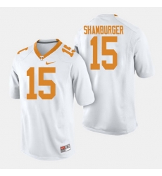 Men Tennessee Volunteers Shawn Shamburger College Football White Jersey