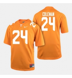 Men Tennessee Volunteers Trey Coleman College Football Orange Jersey