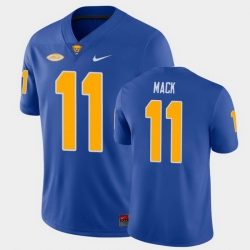 Men Pitt Panthers Taysir Mack College Football Royal Game Jersey