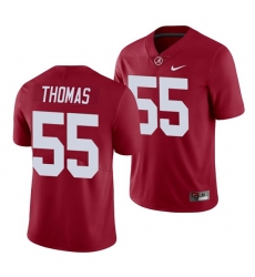 Alabama Crimson Tide Derrick Thomas 55 Crimson Limited Jersey Men's