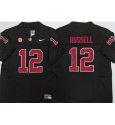 Men Alabama Crimson Tide 12 Keelon Russell Black 2026 F U S E Stitched Football Jerseys Men Alabama Crimson Tide 12 Keelon Russell Black 2026 F U S E Stitched Football Jerseys