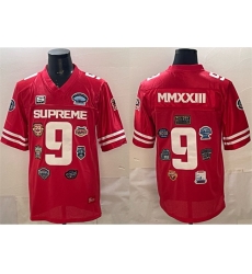 Men Red Football Championship Stitched Jersey Men Red Football Championship Stitched Jersey