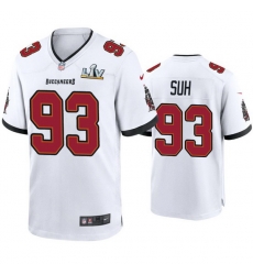 Men Ndamukong Suh Buccaneers White Super Bowl Lv Game Jersey