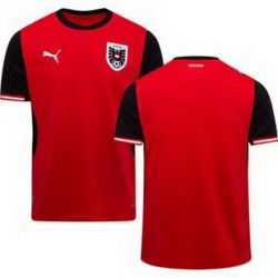 Youth 0 Austria Blank World Cup Away Replica Jersey  1