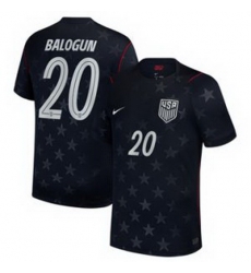 Youth 20Folarin Balogun USMNT 2026 Stadium Replica Jersey   1