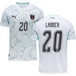 Men 20 Austria Konrad Laimer World Cup Away Replica Jersey  2