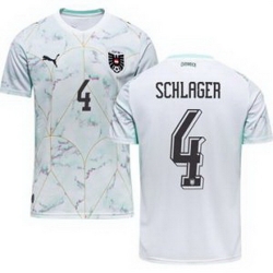 Men 4 Austria Xaver Schlager World Cup Away Replica Jersey  2