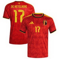 Men 17Charles De Ketelaere Belgium Jersey   1