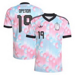 Men 19Lois Openda Belgium Jersey   2