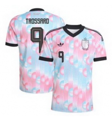 Men 9Leandro Trossard Belgium Jersey 2 Men 9Leandro Trossard Belgium Jersey 2