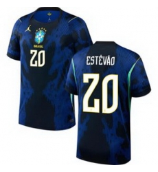 Men 20 Brazil National Team Estevao Willian 2026 Home Jersey 2