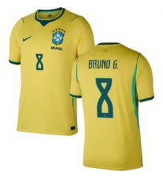 Men 8 Brazil National Team Bruno Guimaraes 2026 Home Jersey 2 Men 8 Brazil National Team Bruno Guimaraes 2026 Home Jersey 2