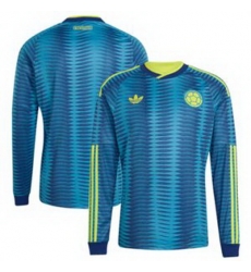 Men Colombia Blank 2026 Away Replica Turquoise Jersey 2 Men Colombia Blank 2026 Away Replica Turquoise Jersey 2