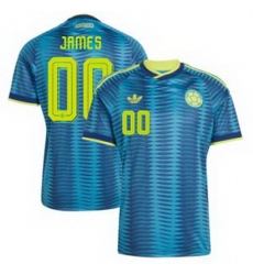 Men Colombia Custom 2026 Away Replica Turquoise Jersey 2 Men Colombia Custom 2026 Away Replica Turquoise Jersey 2