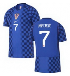 Men 7 Croatia Lovro Majer Away Replica World Cup 2 Men 7 Croatia Lovro Majer Away Replica World Cup 2