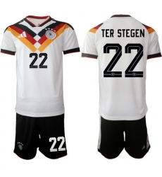 Germany 2026 FIFA World Cup Soccer Jersey White #22 TER STEGEN