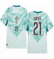 Men 21 Portugal Replica Ruben Neves Long Sleeve Away Jersey 1 Men 21 Portugal Replica Ruben Neves Long Sleeve Away Jersey 1