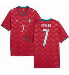 Men 7 Portugal Cristiano Ronaldo Home Replica Jersey   1