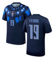 Men 19 Uruguay Federico Vinas Away Replica Jersey World   2