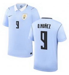 Men 9 Uruguay Darwin Nunez Away Replica Jersey World 1 Men 9 Uruguay Darwin Nunez Away Replica Jersey World 1