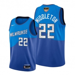 bucks khris middleton blue 2021 nba finals bound jersey