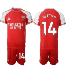 Men Arsenal 2026 Soccer Jerseys Red #14 NKETIAH