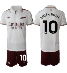 Men Arsenal 2026 Soccer Jerseys White #10 SMITH ROWE