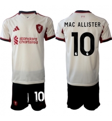 Men Liverpool 2026 Soccer Jerseys Beige #10 MAC ALLISTER Men Liverpool 2026 Soccer Jerseys Beige #10 MAC ALLISTER