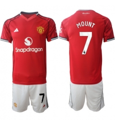 Men Manchester United 2026 Soccer Jerseys Red #7 MOUNT Men Manchester United 2026 Soccer Jerseys Red #7 MOUNT